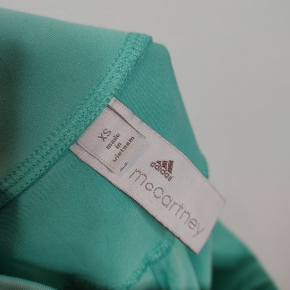 Stella McCartney x Adidas The Essential 3/4 Tight Leggings Shimmer Green XS - Picture 9 of 10